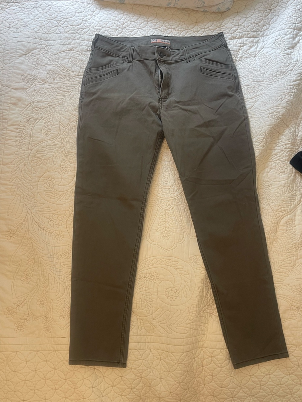 5.11 Tactical Olive Green Straight Leg Pants Size 12